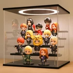 Lasoa Acrylic Display 5-TIER Led Clear Showcase Black Base 11.8" New. Price: $68.99.
