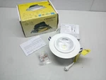 Lotus 4" Eyeball Gimbal Led Downlight 11W 4000K 1,050 Lumens 120V White New. Price: $33.99.