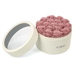 Rosaura Round Preserved Gift Box (cappuccino, 17 Roses) New. Price: $55.79.