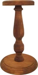 Owlgift Rustic Brown Vintage Style Wood Hat Stand, Wig Holder Display, Helmet Or New. Price: $30.50.