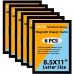 Magnetic Sign Holder 8.5 X 11 Wall Mount,self Adhesive Picture Display Frame ... New. Price: $25.32.