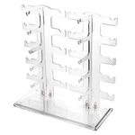 Lamoutor 2 Row Sunglasses Rack Holder Display Stand Transparent Color New. Price: $14.67.