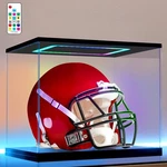 Football Helmet Display Case With Light, Multiple Color Lights Dustproof Prot... New. Price: $75.20.