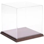 Plymor Clear Acrylic Display Case With Hardwood Base, 7" X New. Price: $79.59.
