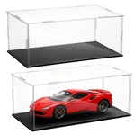 2 Pcs Acrylic Model Car Display Case 1: 18 Scale Clear Boxes With Pla... New. Price: $33.39.