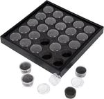 25 Display Case Diamond Gemstone Storage Box, Small Round Plastic Contain... New. Price: $20.68.
