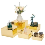 Jolboldy 5 Pcs Acrylic Gold Risers Display Stands, Mirrored Food For B... New. Price: $82.20.