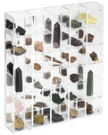 Adjustable Rock Display Case Clear Acrylic Collection Box With Mirr... Fast Ship New. Price: $52.99.