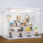 Azeyn Clear Acrylic Display Case Light 4 Tier Stand Assembly Dustproof New. Price: $74.41.