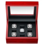 Championship Display Case Wooden Box With 9 Holes For Multiple Rings -.... Price: $24.89.