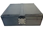 Glenor Co Jewelry Ring Box 2 Layer Buckle Snap & Magnet Closure 10" 3.5" New. Price: $35.00.