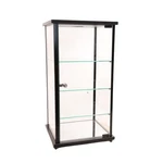 Lighted Glass Countertop Display Case - 27"H X 12"D 14"L New. Price: $306.86.