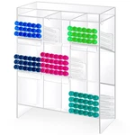 Clear Acrylic Tube Rack With 9 Compartment And 4 Pull Out Trays Large Ho... New. Price: $74.30.