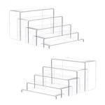 Goabroa 2 Sets 10 Pcs Clear Display Risers, Rectangular (7"-8"-9" L) D... New. Price: $37.93.