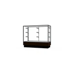 Merchandiser 48"W X 40"H 20"D Counter Case, Satin Finish, Walnut Base New. Price: $2074.83.