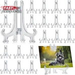 Juvale Mini Acrylic Easel Stands 24-PACK, 3-INCH Clear Plastic Display New. Price: $14.46.