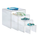 Sswbasics 4, 6, 8, 10 Inch Square Nesting Clear Acrylic Display (4 Risers) New. Price: $56.58.