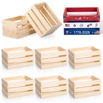 Pcs 6.5'' Small Wooden Crates For Graduation Crafts Unfinished B... New. Price: $46.79.