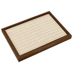 Thedisplayguys - Wooden Oak Jewelry Organizer Tray Faux Suede Inser... New. Price: $27.99.