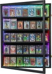 Graded Trading Card Display Case 35 Rgb Led Light Sport Psa Slabs Wood Cabinet New. Price: $89.90.