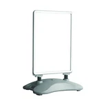 Sidewalk Sign Poster Snap Frame Double Sided 23.5"X33.5" Water/sand-filled Base New. Price: $249.99.