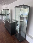 Roxy Display SC-WC4W Wall Showcase With Lights White Used. Price: $1250.00.