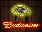 Baltimore Ravens 20"X16" Neon Sign Lamp Light Real Glass Party Beer Bar Room Jl New. Price: $129.99.