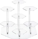 Uxcell Acrylic Display Stand For Figures & Collectibles 7-TIER Clear New. Price: $30.37.