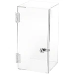 Plymor Clear Acrylic Square Locking Display Case, No Shelf, 12" X 6" New. Price: $146.16.