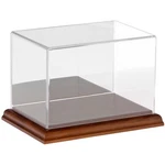 Plymor Clear Acrylic Case W/ Hardwood Base (mirror Back), 6" X 4" New. Price: $59.77.