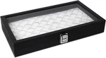 Glass Top Jewelry Display Case With Removable 50 Gem Jars, Liner, Ring New. Price: $53.99.