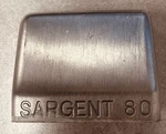 Sargent & Co 68-0561 End Cap, 80 Series, Satin Chrome Used. Price: $25.00.