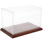 Plymor Clear Acrylic Display Case With Hardwood Base, 8" X 5" New. Price: $65.33.