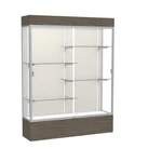 Reliant 60"W X 80"H 16"D Lighted Floor Case, Plaque Back, Satin Finish,... New. Price: $4258.60.