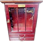 Vintage Remi Martin Cognac Wood Display Cabinet 2 Drawers + Original Key Rare!!! Used. Price: $99.00.