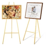 Shenliu Gold Easel Stand For Sign, 4-TIER Heavy Duty Metal Display With New. Price: $38.61.
