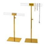Jewelry Display Stand 2 Packs Stainless Steel Purse Acrylic Nec... New. Price: $67.01.