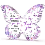 Glydein Thank You Gifts For Women, Appreciation X 3.8 0.5 Inches, Purple New. Price: $11.75.