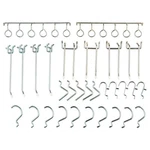 Global Industrial 30 Piece Pegboard Hook Set New. Price: $49.94.