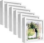 Shadow Box Frame Display Case With Letter Stickers, 3D 8X8, 6PACKS-WHITE New. Price: $60.43.