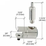 C.r. Laurence Y01CR Crl Single Sided Connector With Tensioner For 3/8" Glass New. Price: $48.85.