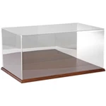 Plymor Clear Acrylic Case W/ Hardwood Base (mirror Back), 20" X 12" 9" New. Price: $297.23.