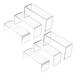 Cecolic Acrylic Display Stand Riser Clear Small Decorator Shelf New. Price: $23.91.