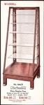 Waddell Semi Frameless Floor Display Case Oversized Postcard Buerger Bros Used. Price: $17.49.