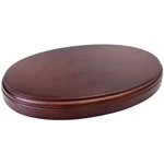 Plymor Fruitwood Oval Display Base, 7.375" X 5.375" 0.75" H New. Price: $25.73.