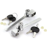 2-PACK Glass Lock Terrarium Showcase Display Cabinet Sliding Push Doo New. Price: $13.09.