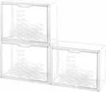 Gudemay 3-PACK Acrylic Diy Display Cases Stackable Magnetic Door Risers New. Price: $29.95.
