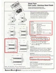 Esp #ULR1125STD-201 Cam Lock,stainless Steel, For 15/16" Thick Material New. Price: $6.95.