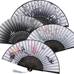 Zonon 4 Pack Floral Folding Fans Silk Bamboo W Unspecified. Price: $17.74.