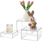 Clear Acrylic Cubes Display Box, 3PCS Stackable Risers Stands, Crysta... New. Price: $53.77.